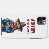 Niemals blinzelt Scarecrow-Creepy Halloween-Design Case-Mate iPhone Hülle (Rückseite (Horizontal))