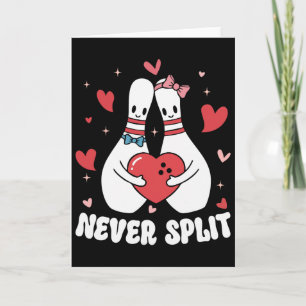 Niemals Bowling Pins Valentinstag Paare Süße Ma Karte