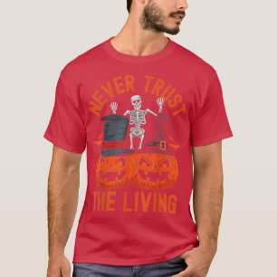 Niemals der lebendige Retro Vintage gruselige Goth T-Shirt
