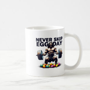 Niemals Egg Day T-Shirt überspringen Lustiger Jesu Kaffeetasse