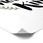 Niemals ein Grund, keine Art von Kunst zu sein Pri Poster (Ecke)