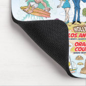 Niemals ein langweiliger Moment in Südkalifornien Mousepad (Ecke)