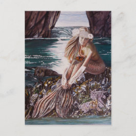 Niemals eine Bridge Mermaid-Postkarte Postkarte