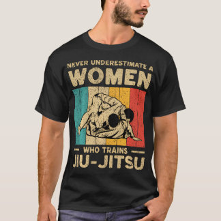 Niemals eine Frau im BJJ Brazilian Jiu Jitsu unter T-Shirt
