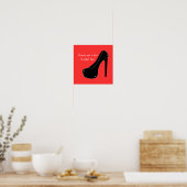 Niemals einen Schuhputze getroffen Poster (Küche)