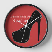 Niemals einen Schuhputze getroffen Uhr (Vorderseite)