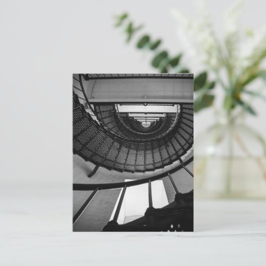 Niemals endende Spirale Postkarte (Stehend Vorderseite)