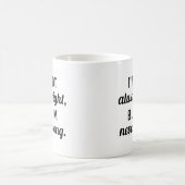 Niemals falsch kaffeetasse (Mittel)