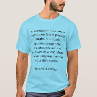 Niemals geben Sie auf, lateinischer Epigram