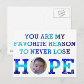 Niemals Hoffnung verlieren - Jay Postkarte (Vorne/Hinten)