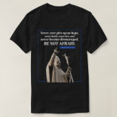 Niemals, je aufgeben auf die Hoffnung Saint Pope J T-Shirt (Design vorne)