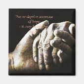 Niemals jemandem Hoffnung nehmen Magnet (Vorne)