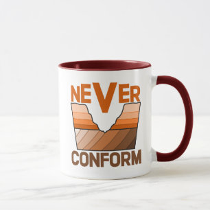 Niemals Konform - Winkeldiskordanz des Geologen Tasse