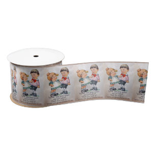Niemals Küsste ein Girl Ribbon Satinband