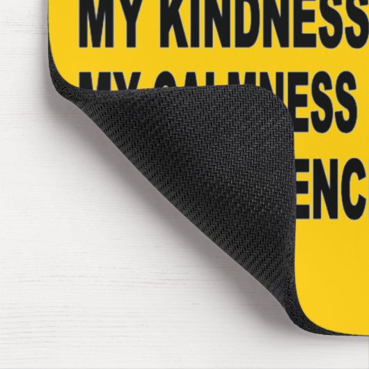 NIEMALS MISTAKE MOUSEPAD (Ecke)