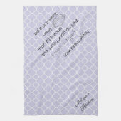 Niemals mit den Frauen im Süden in den Händen von Geschirrtuch (Vertikal)