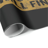Niemals mit Jägern durcheinander Geschenkpapier (Rolleneckpunkt)