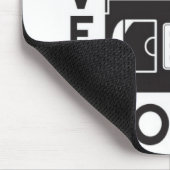 Niemals Mousepad (Ecke)