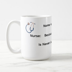 Niemals nur eine Schicht Tasse