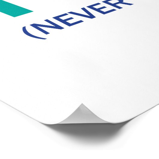 Niemals ohne Binokulare Poster (Ecke)