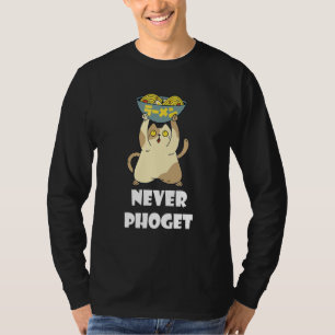 Niemals Pho Cat Pho Schale Vietnamesisches Essen A T-Shirt