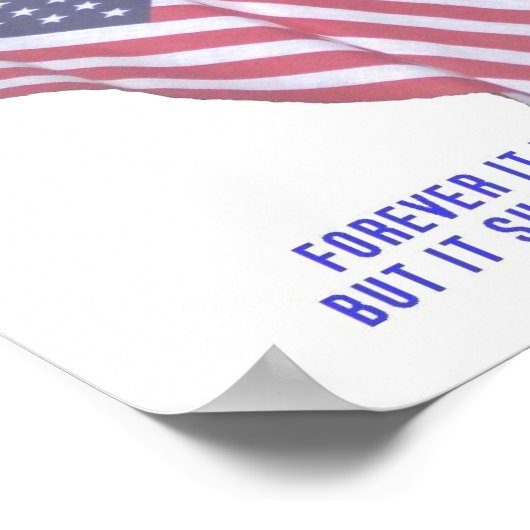 Niemals Poster (Ecke)