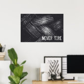 Niemals reifen poster (Heimbüro)