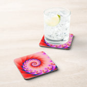 Niemals Schluss mit Pinks und Blues Untersetzer (Rechte Seite)