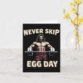 Niemals Skip Egg Day T-Shirt Funny Jesus Ostern Gy Karte (Gelbe Blume)
