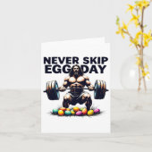 Niemals Skip Egg Day T-Shirt Funny Jesus Ostern Gy Karte (Gelbe Blume)
