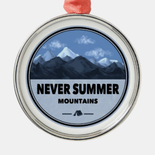 Niemals Sommergebirge Colorado Camping Ornament Aus Metall