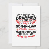 Niemals träumt, ein Sohn im Gesetz zu sein, Vater Ankündigung (Vorderseite)