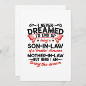 Niemals träumt, ein Sohn im Gesetz zu sein, Vater Ankündigung (Vorne/Hinten)