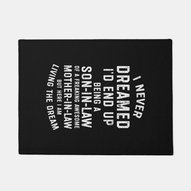 Niemals träumte ich am Ende ein Sohn von Juristen  Fußmatte (Vorderseite)