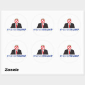 Niemals Trump Sticker (Blatt)