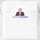 Niemals Trump Sticker (Tasche)