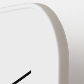 Niemals unterschätzen Old Man Funny White Pickleball Schläger (Linke Seite)