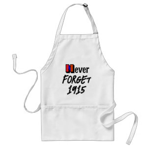 Niemals vergessen 1915 Schürze