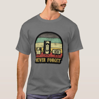 Niemals vergessen 90er Sticker vintage T-Shirt