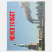 NIEMALS VERGESSEN FLEECEDECKE (Vorderseite)