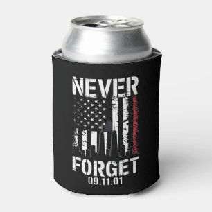 Niemals vergessen September 11 2001 Gedenktag  Dosenkühler