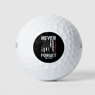 Niemals vergessen September 11 2001 Gedenktag  Golfball