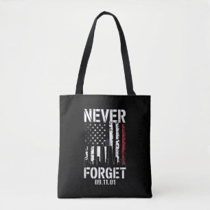 Niemals vergessen September 11 2001 Gedenktag  Tasche