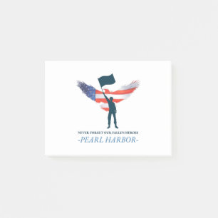 Niemals vergessen unsere gefallenen Helden Pearl H Post-it Klebezettel