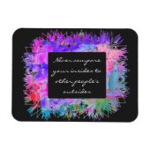 Niemals vergleichen magnet (Horizontal)