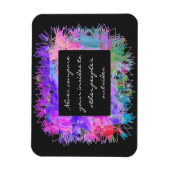 Niemals vergleichen magnet (Vertikal)