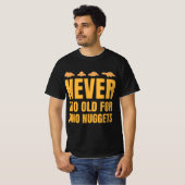 Niemals zu alt für Dino Nuggets Funny Men's T-Shirt (Vorne ganz)
