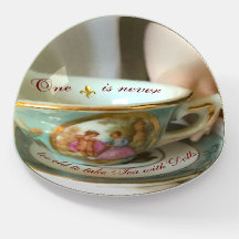 Niemals zu alt für Tee mit Puppen Papergewicht