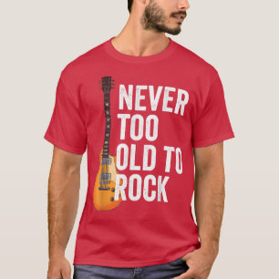 Niemals zu alt zum Rock, Vatertag, Gitarre T-Shirt
