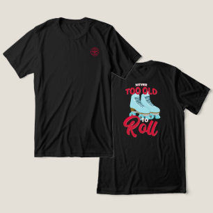 Niemals zu alt zum Roll - Grafik Tri-Blend Shirt